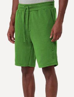Bermuda John John Masculina Moletom Embossed Logo Verde
