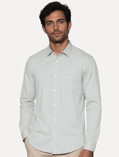 Camisa Aramis Masculina Regular Algodão Lotte Pocket Verde Claro