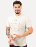Camiseta King & Joe Masculina Circle From Everywhere Off White