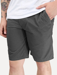 Bermuda Levis Masculina Sarja Chino Straight Cinza Escuro