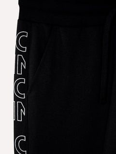 Calça John John Moletom Masculina Helsinki Black Preta
