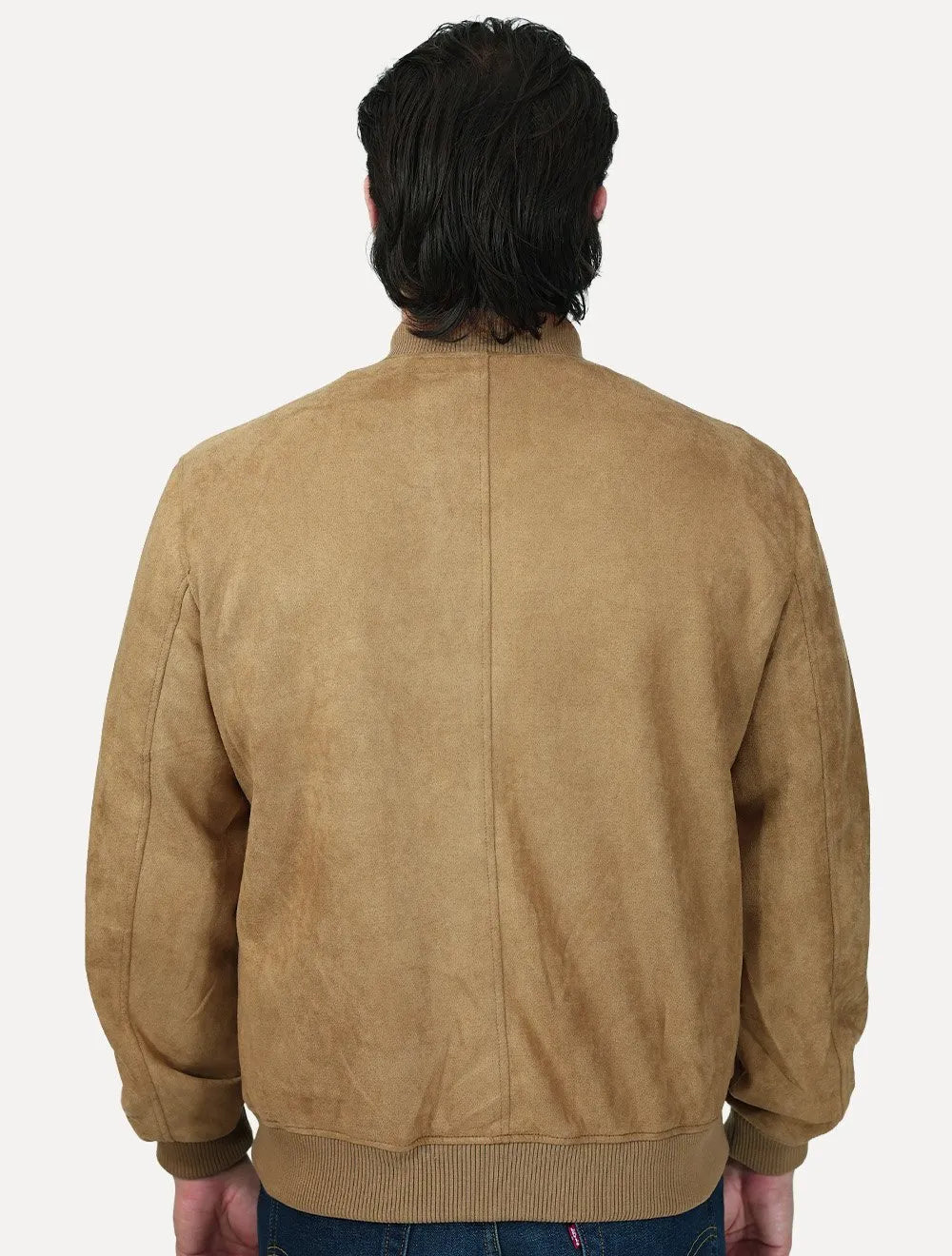 Jaqueta Dixen Masculina Bomber Suede Marrom