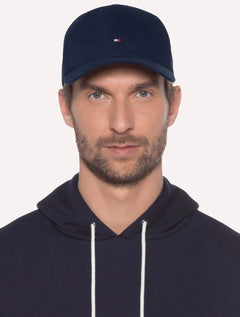 Boné Tommy Hilfiger Masculino Classic Cap Flag Tape Azul Marinho