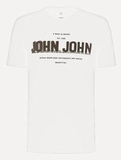 Camiseta John John Masculina Regular All Winter Branca