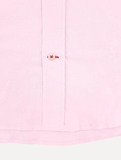 Camisa Tommy Hilfiger Masculina Manga Curta Light Oxford Rosa Claro