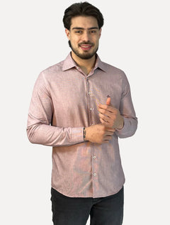 Camisa Dudalina Masculina Slim Fit Superfine Tricoline Cotton Vinho
