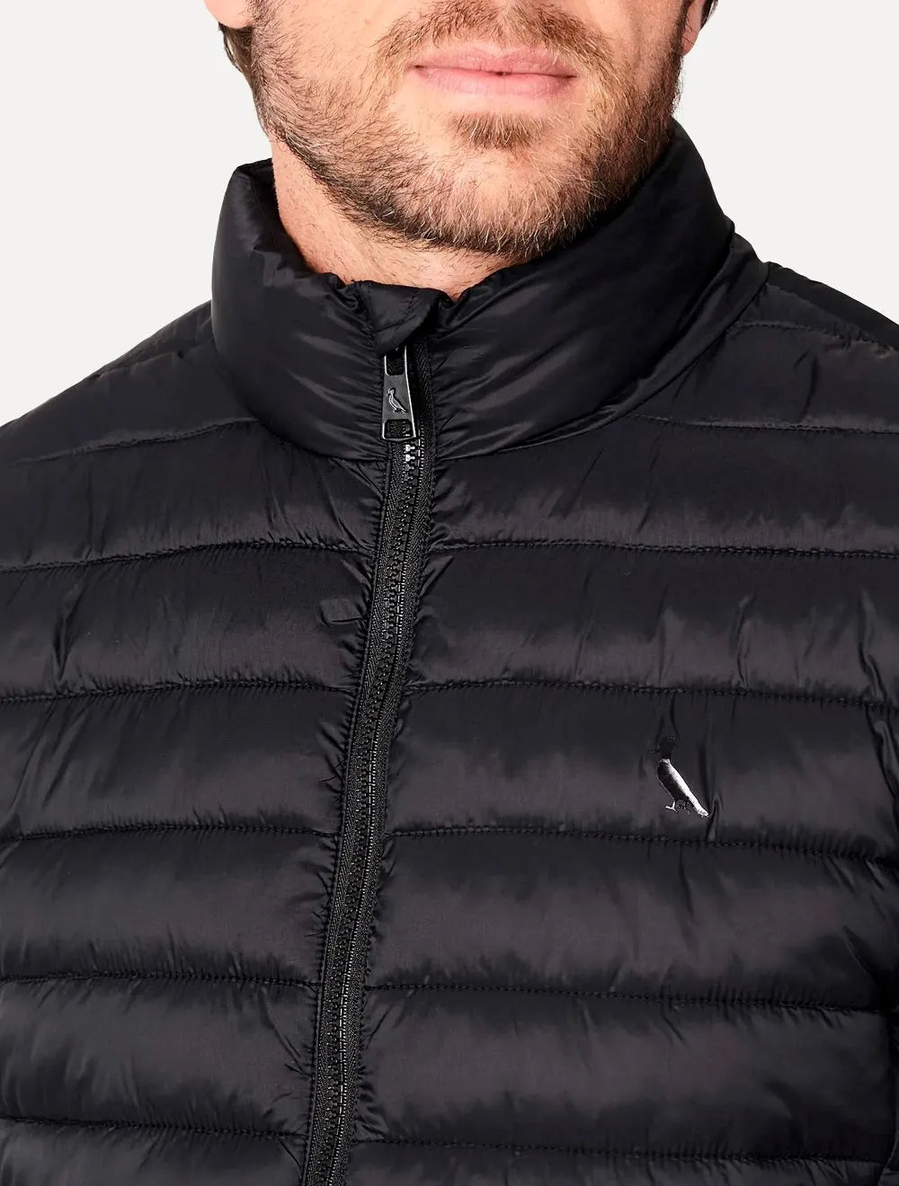 Jaqueta Reserva Masculina Puffer Downtown Woodpecker Preta