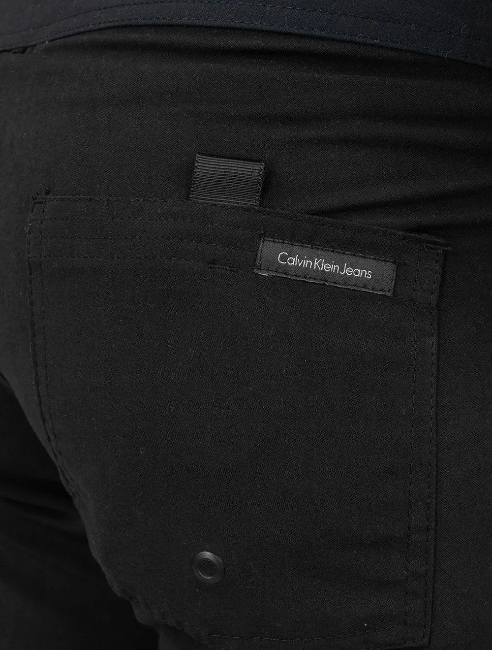 Bermuda Calvin Klein Swimwear D'Água Side Blu Sash Preta