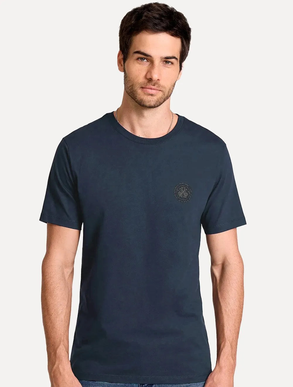 Camiseta John John Masculina Regular Fit Brand Azul Marinho