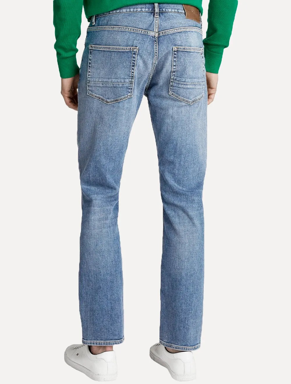Calça Tommy Hilfiger Jeans Masculina Straight Denton Mesa Blue Clara