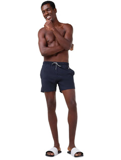 Short Reserva D'Água Beachwear Liso Bazar Azul Marinho