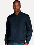 Jaqueta Aramis Masculina Nylon Bomber Liquid Repeller Azul Marinho