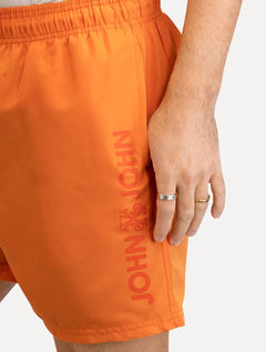 Short John John Masculino Trancoso Fiji Arequipa Laranja