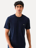 Camiseta Lacoste Masculina Classic Fit Pocket Azul Marinho