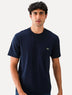 Camiseta Lacoste Masculina Classic Fit Pocket Azul Marinho