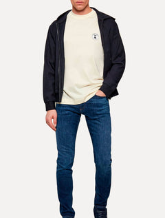 Calça Jeans Empório Armani Masculina J06 Slim Fit  Cintura Regular Azul Médio