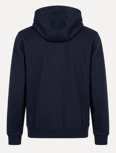 Moletom Armani Exchange Masculino Com Capuz Full Zip Subtle Logo Azul Marinho