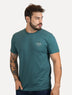 Camiseta Tommy Hilfiger Masculina Stack Brand Love Verde Jade