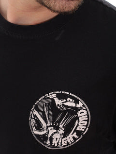 Camiseta John John Masculina Chest Motors Preta
