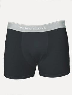 Cueca King & Joe Boxer Lisa Grey Logo Preta Pack 2UN AC26702 00003