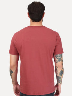 Camiseta John John Masculina Fit Basic Vermelho Médio
