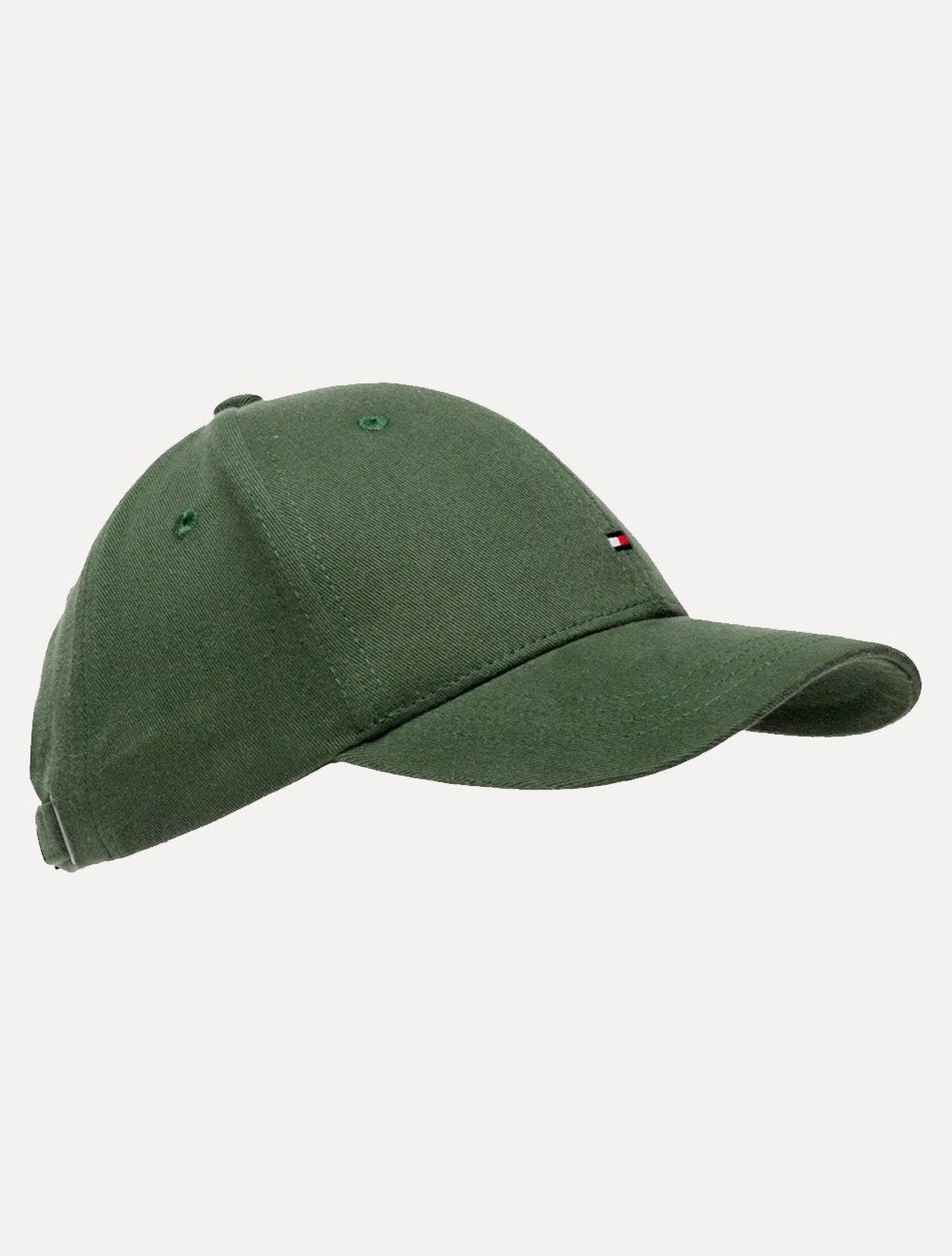 Boné Tommy Hilfiger Masculino Classic Cap Flag Tape Verde Escuro