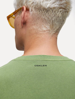 Camiseta Osklen Masculina Slim Stone Coconut Tree Verde