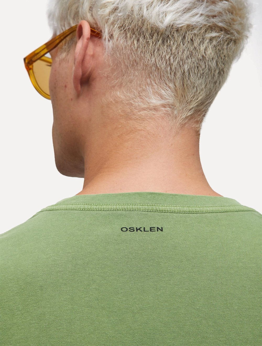 Camiseta Osklen Masculina Slim Stone Coconut Tree Verde
