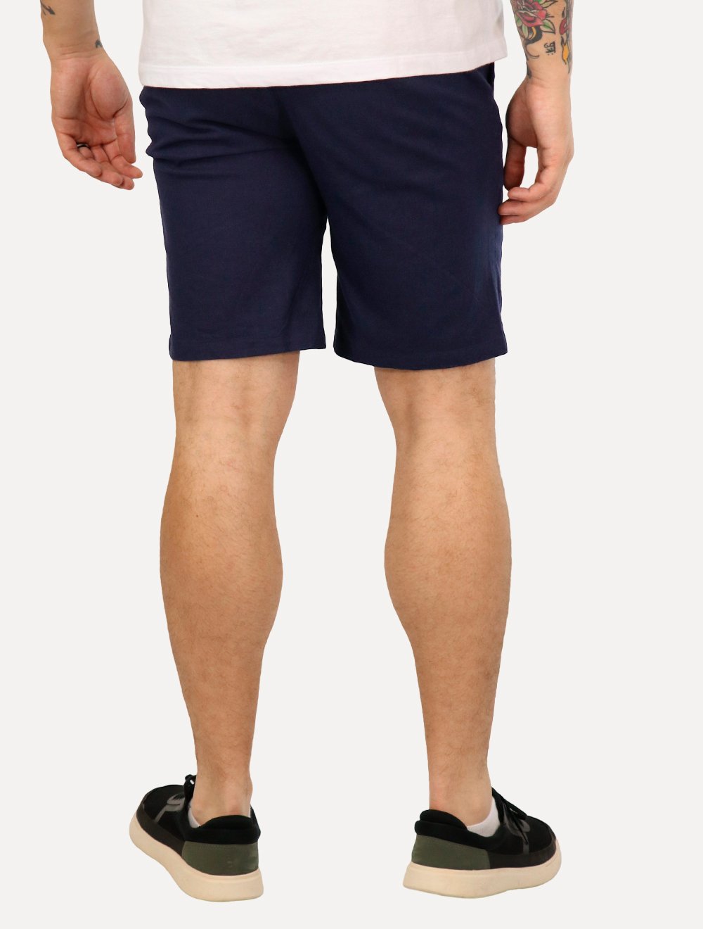 Bermuda Original Penguin Masculina Regular Chino Linho Azul Marinho