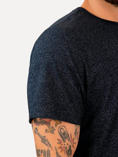 Camiseta Dudalina Masculina Listra Noise Azul Marinho