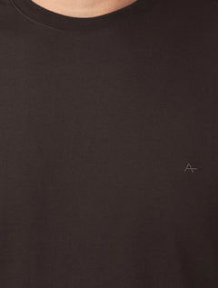 Camiseta Aramis Masculina Basic Lisa Mono Icon Marrom Café Escuro