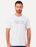 Camiseta Original Penguin Masculina Regular Logo Points Branca