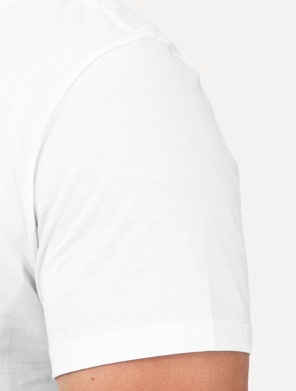 Camiseta Ellus Masculina Pima Cotton Mirror Classic Branca