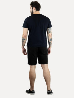 Bermuda John John Masculina Reta Cannon Stoned Preta