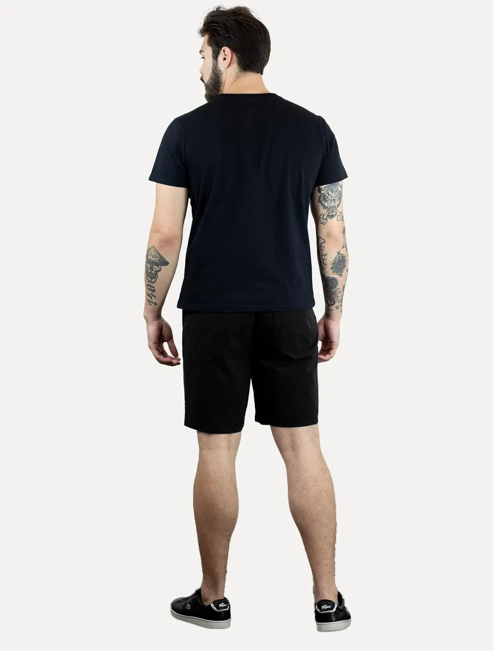 Bermuda John John Masculina Reta Cannon Stoned Preta