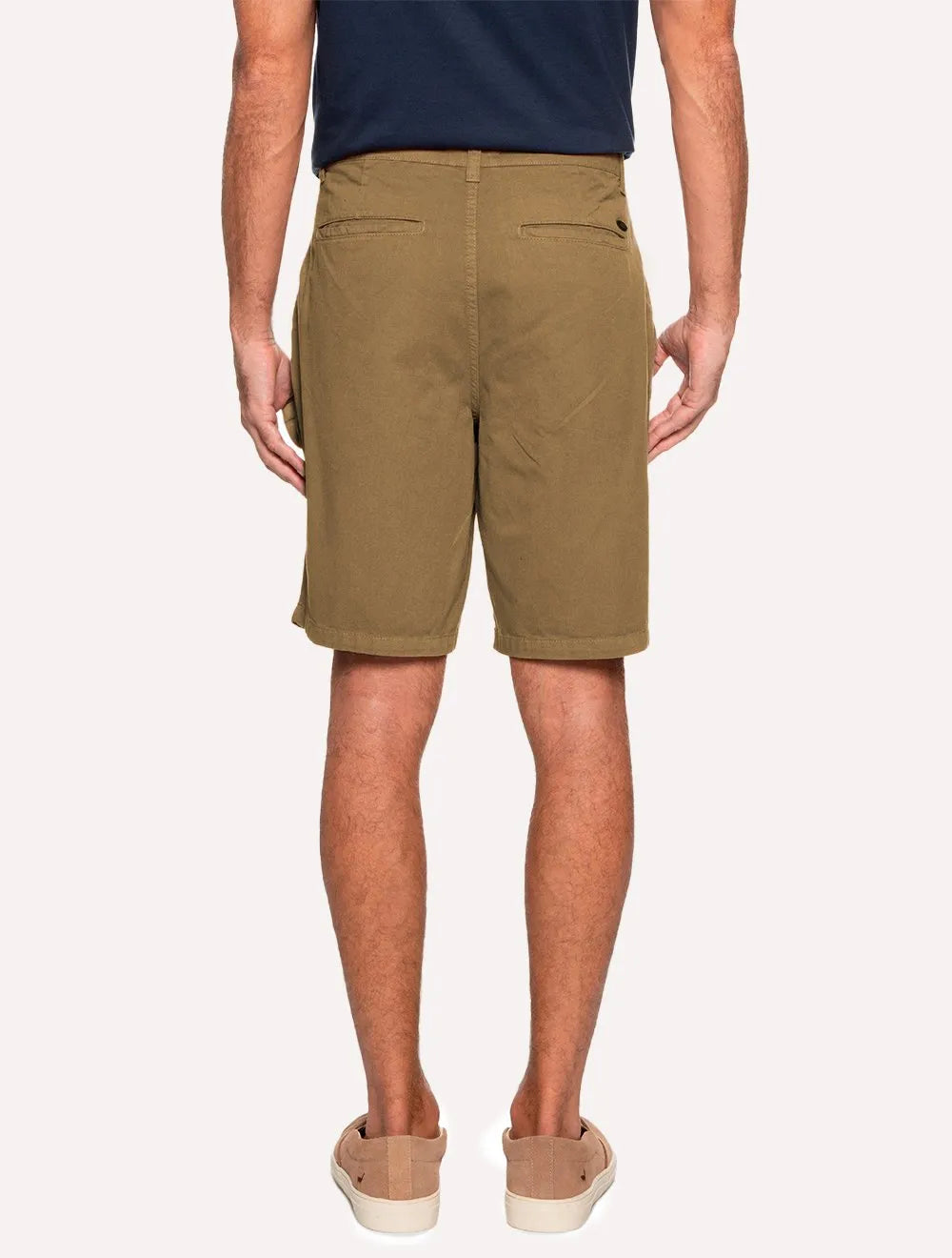 Bermuda Aramis Masculina Chino Color Basica Marrom Claro