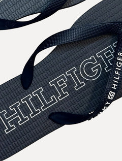 Chinelo Tommy Hilfiger Sandal Rubber Beach Azul Marinho