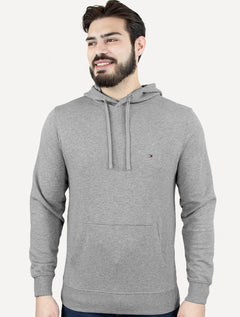 Moletom Tommy Hilfiger Masculino Essential Terry Hoody Cinza Médio