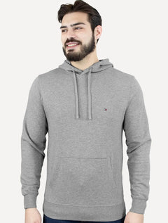 Moletom Tommy Hilfiger Masculino Essential Terry Hoody Cinza Médio