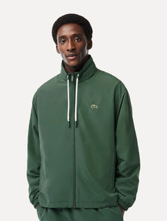 Jaqueta Lacoste Masculina Hoodie Curta Impermeável Verde