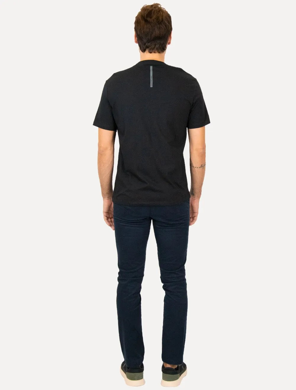Camiseta Calvin Klein Jeans | Issue Logo Grey Block Preta