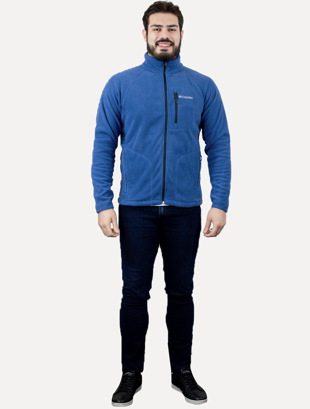 Jaqueta Columbia Fleece Fast Trek II Full Zip Azul