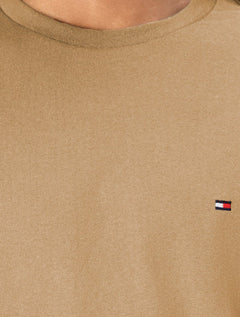 Camiseta Tommy Hilfiger Masculina Essential Cotton Cáqui