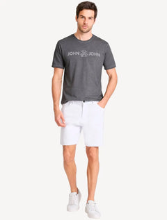 Camiseta John John Masculina Fit Basic Cinza Escuro