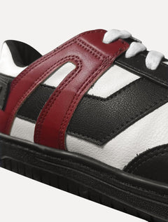 Tênis Aeropostale Masculino Casual Recortes Aero NYC 87 Bordô/Preto