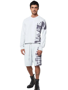 Bermuda John John Masculina Moletom Heaven Snake Cinza