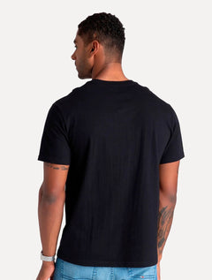 Camiseta Tommy Jeans Masculina Essential Flag Pocket Preta