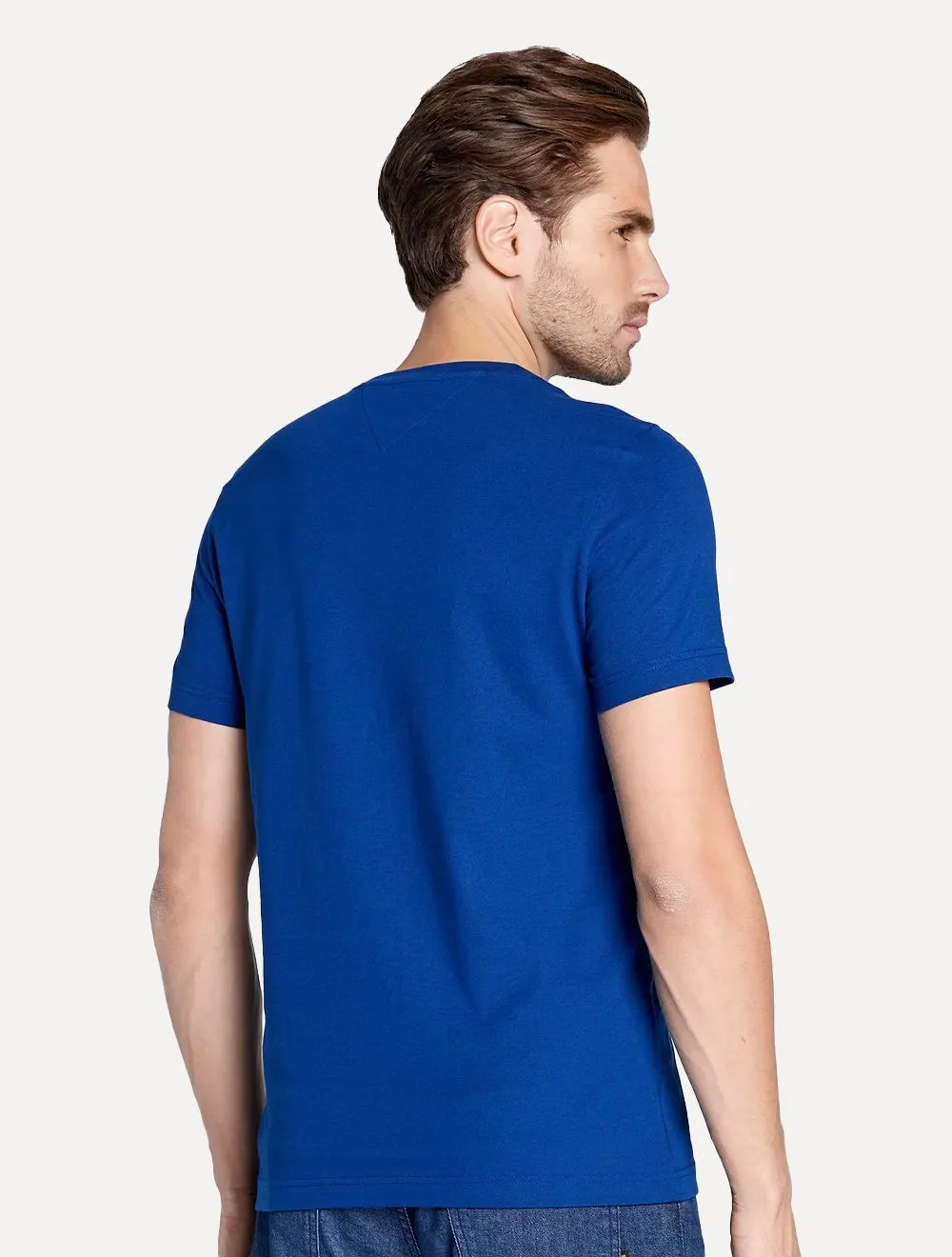 Camiseta Tommy Hilfiger Masculina Core Logo Tee Azul Royal