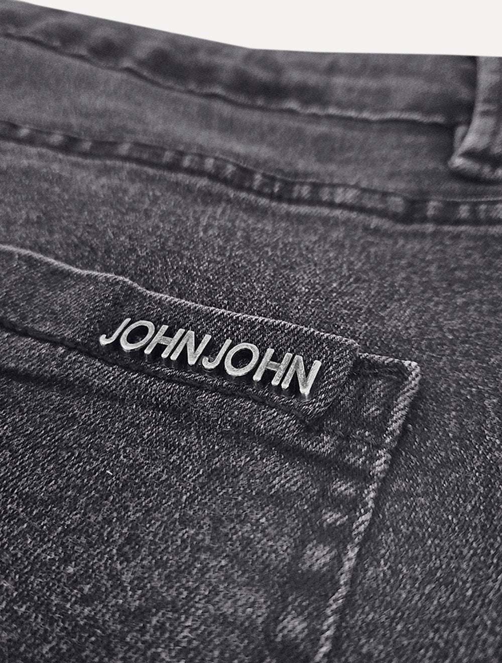 Bermuda John John Jeans Classic Leader Stoned Preta