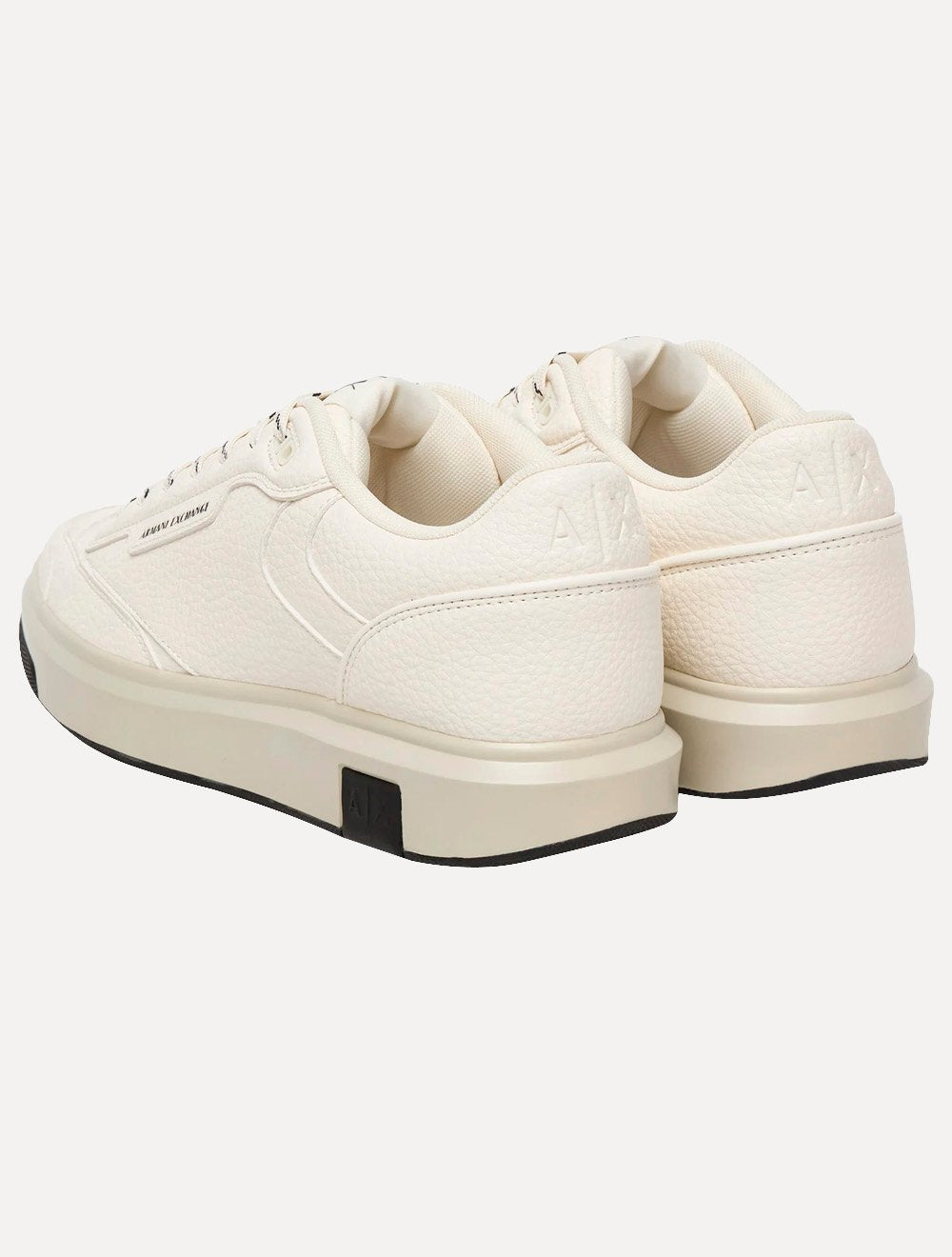Tênis Armani Exchange Masculino Sneaker Casual Texturizado Branco